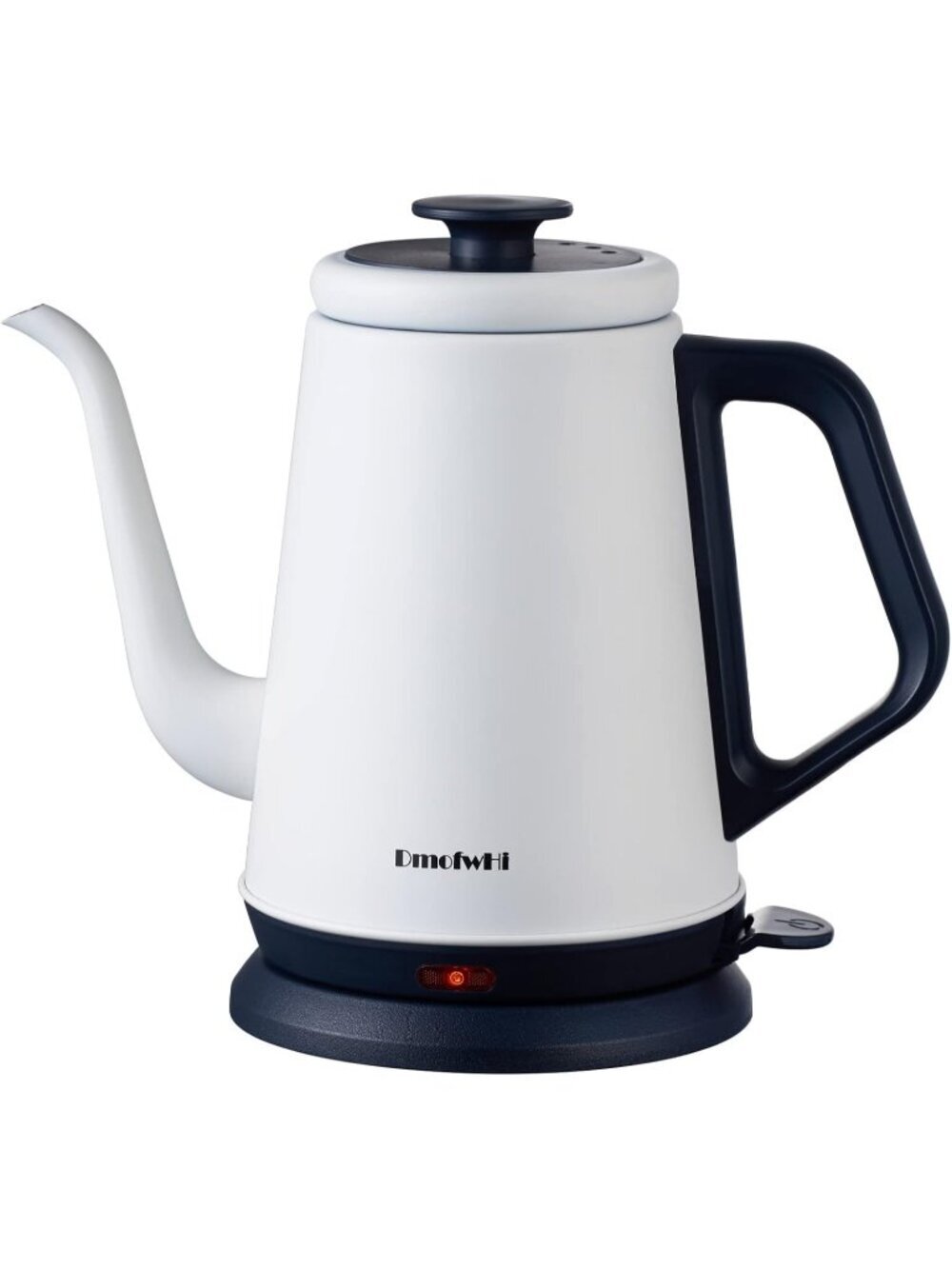 1.0L White Gooseneck Electric Kitchen Kettles Stainless Steel BPA Free Pour Over
